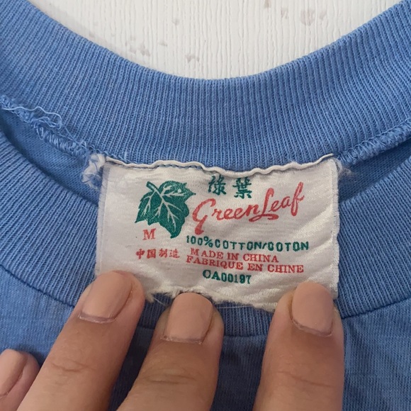 Vintage promo t-shirt for a Company in Edmonton AB. Light blue, size M. #YEG - Picture 5 of 9